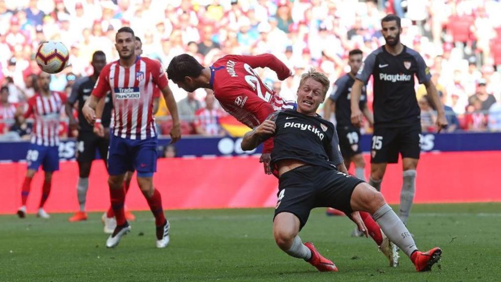 Atlético de Madrid-Sevilla. Foto: Twitter (@Atleti)