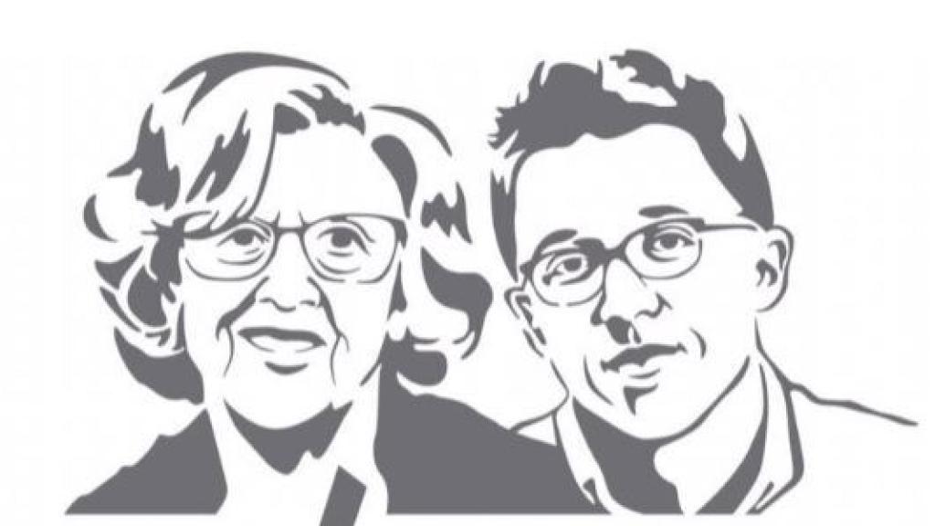 Imagen de los candidatos Manuela Carmena e Íñigo Errejón a la Comunidad de Madrid