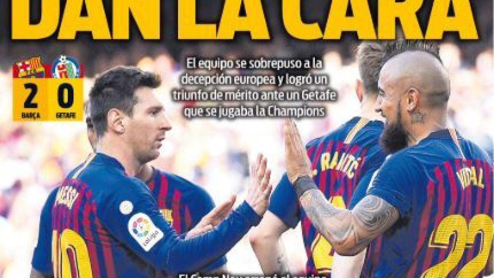 La portada del diario Sport (13/05/2019)