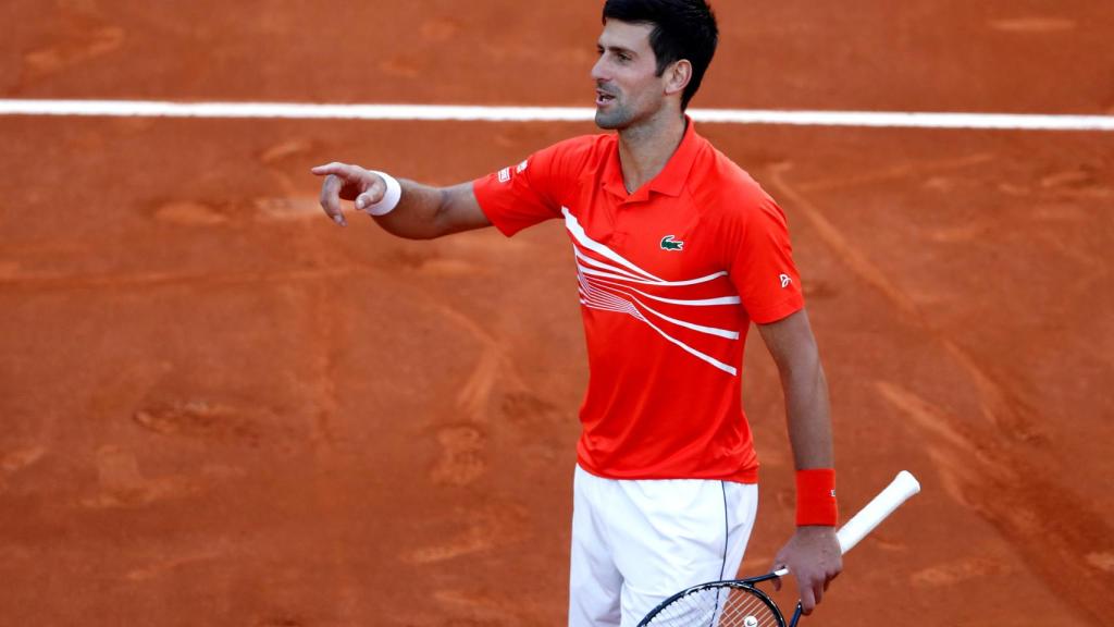 Novak Djokovic, en el Mutua Madrid Open 2019