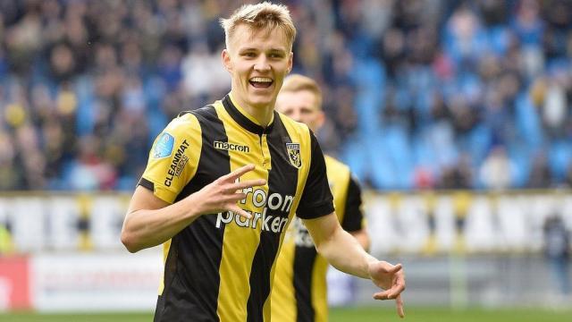 Martin Odegaard, en un partido con el Vitesse. Foto: Instagram (@odegaard.98)