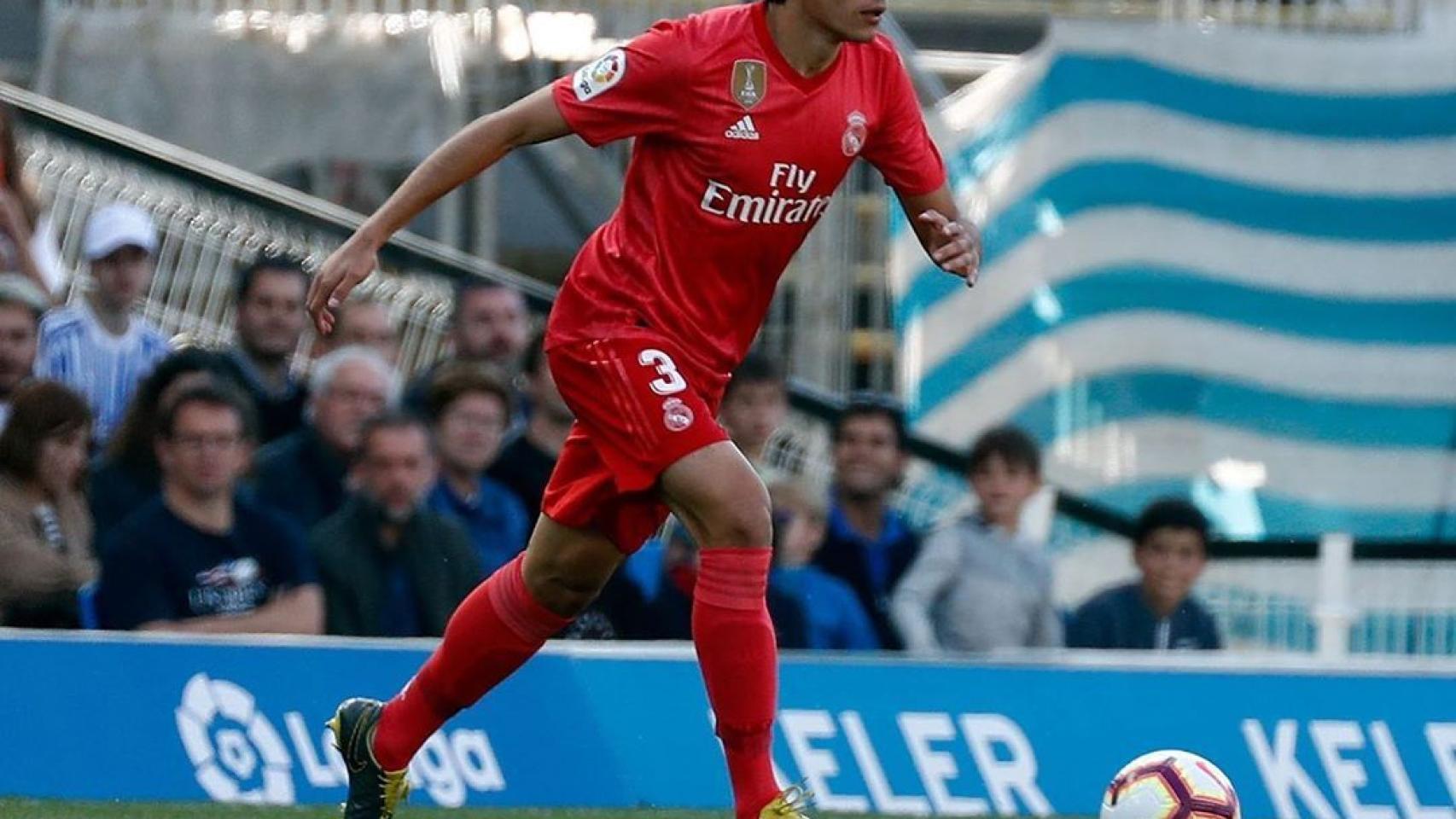 Jesús Vallejo, en un partido del Real Madrid de La Liga. Foto: Instagram (@jesusvallejo1997)