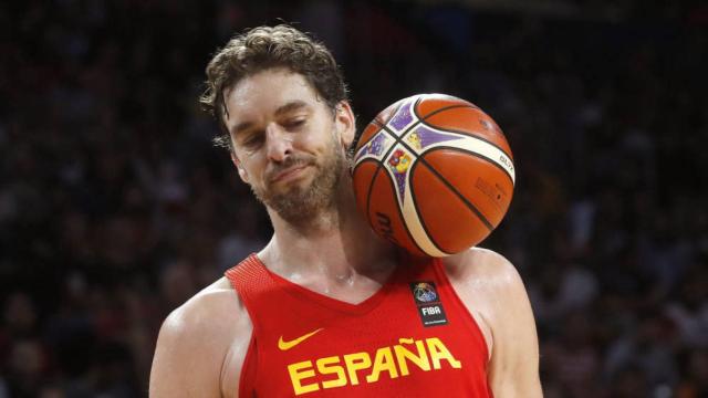 Pau Gasol, con la selección española