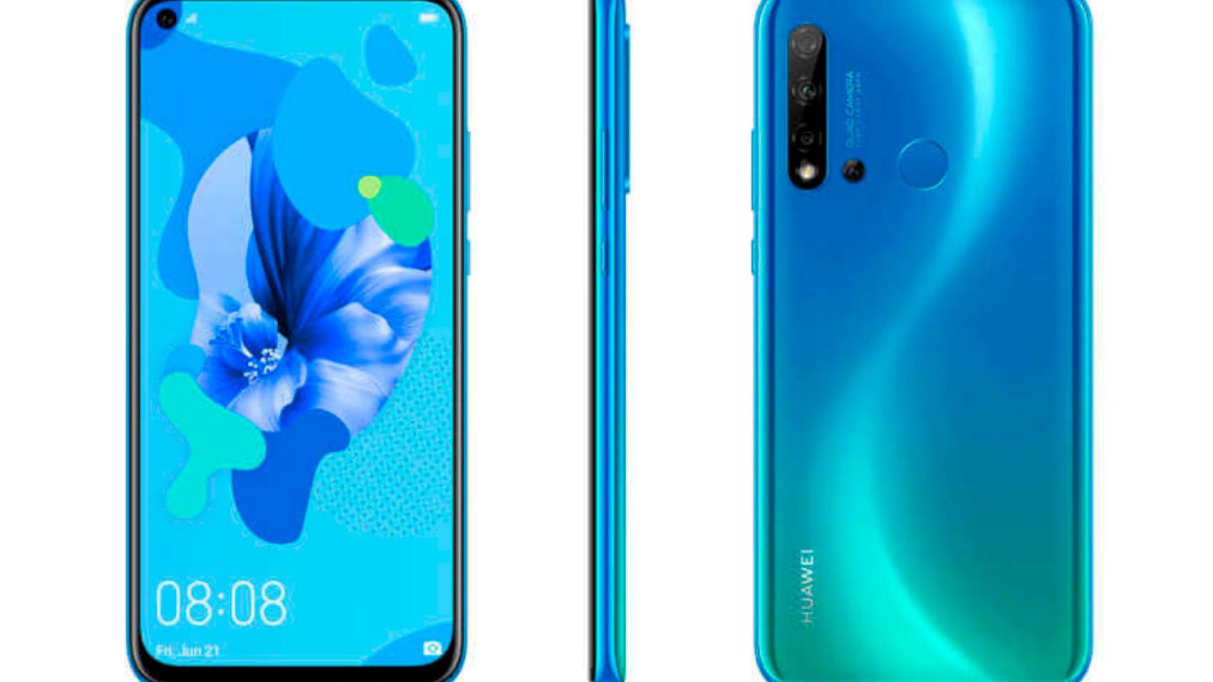 El Huawei P20 Lite 2019 se filtra en fotografías con sus cinco cámaras