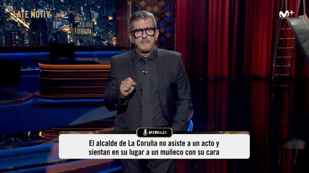 Galicia nunca defrauda: El muñeco de Ferreiro en Late Motiv de Buenafuente