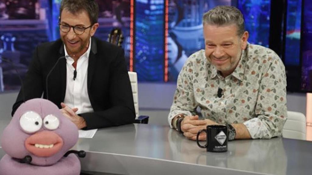 Pablo Motos y Alberto Chicote en el plató de 'El Hormiguero'.