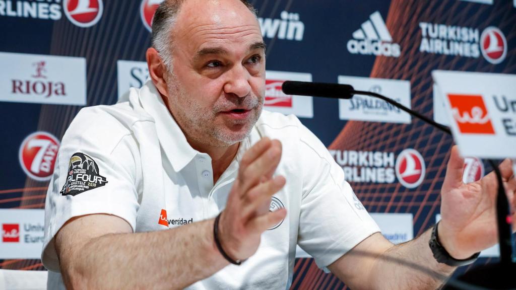 Pablo Laso, en la rueda de prensa previa a la Final Four