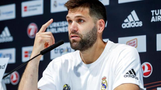 Felipe Reyes, en la rueda de prensa previa a la Final Four