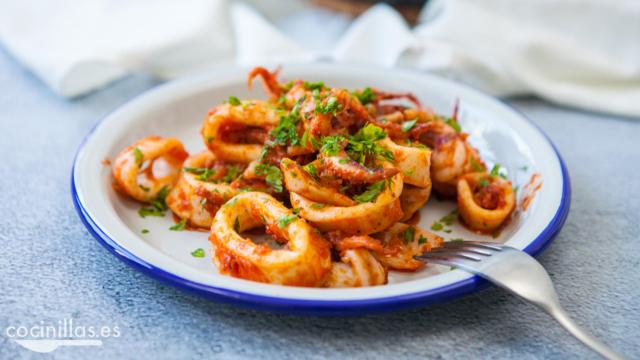 Calamar con sobrasada auténtica: receta para chuparse los dedos