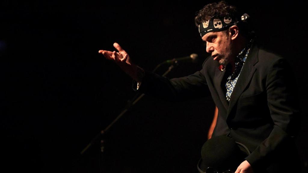 Calamaro, durante su concierto en el Liceu de Barcelona.