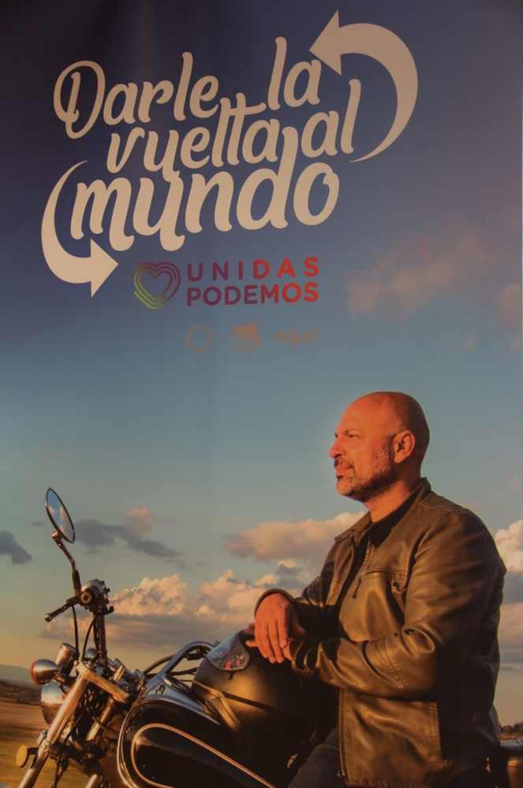 José García Molina, en la portada del programa resumen de Unidas Podemos Castilla-La Mancha para el 26-M.