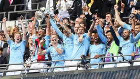 El Manchester City, tras ganar la FA Cup