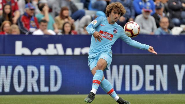 Antoine Griezmann, en su último partido con el Atlético de Madrid