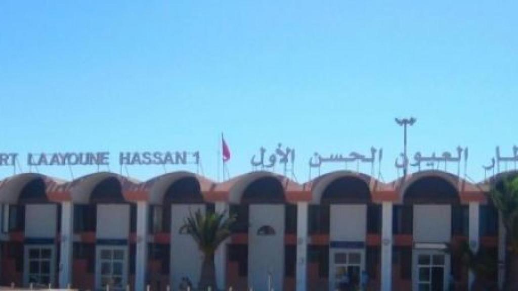 Aeropuerto de El Aaiún, capital del Sáhara Occidental.