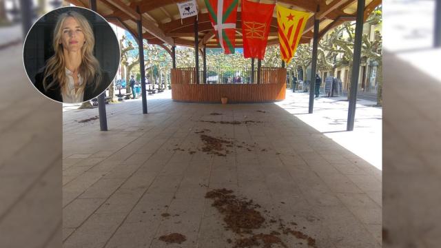 Esparcen estiércol antes de un acto del PP con Cayetana Álvarez de Toledo.