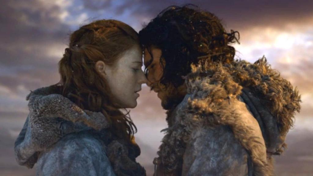 Ygritte y Jon Nieve.