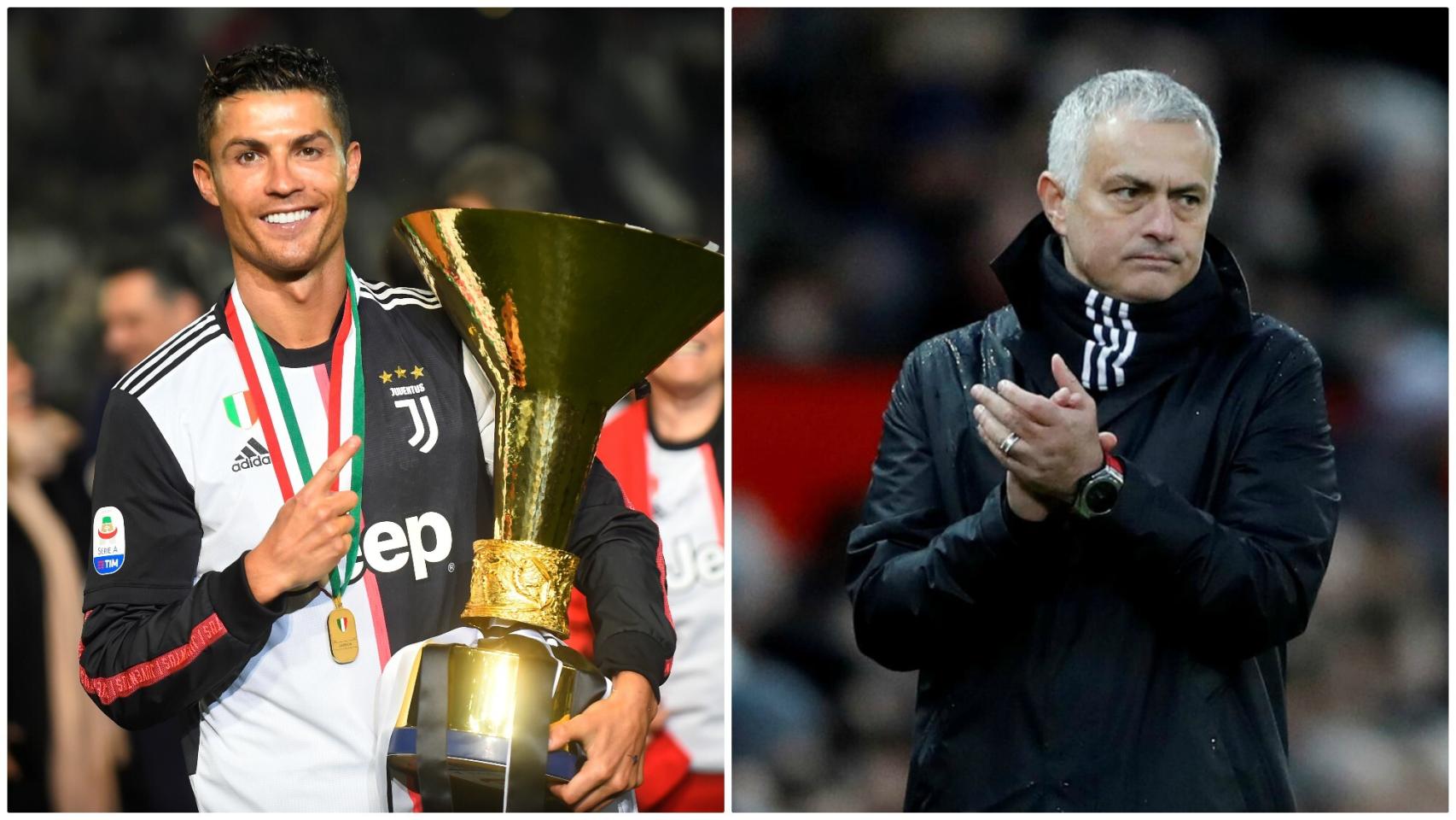 Cristiano Ronaldo y Mourinho