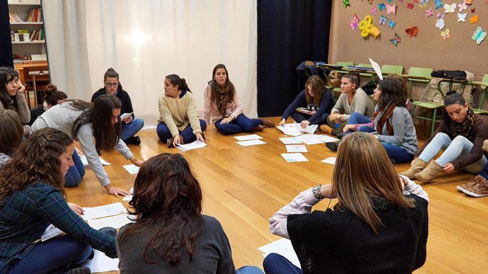 Alumnos en la Universidad de Santiago de Compostela