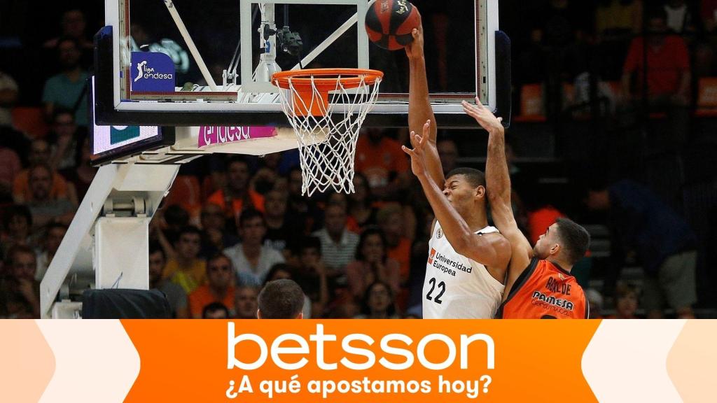 Tavares, en el Valencia Basket - Real Madrid