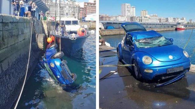 Imágenes del suceso en el puerto