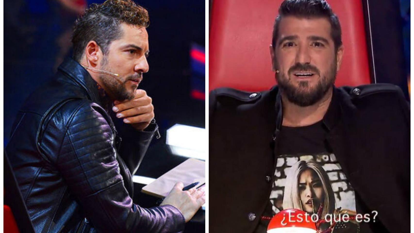 David Bisbal y Antonio Orozco en montaje JALEOS.