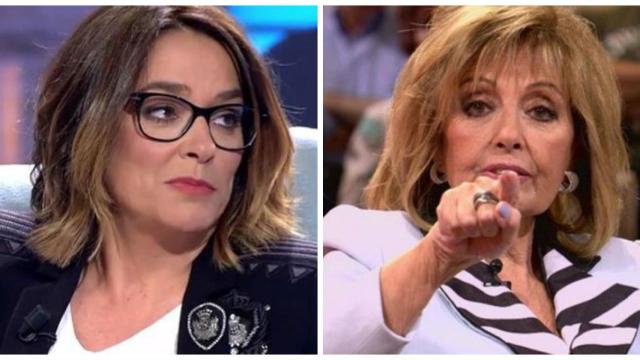 Teresa Campos y Toñi Moreno en montaje JALEOS.