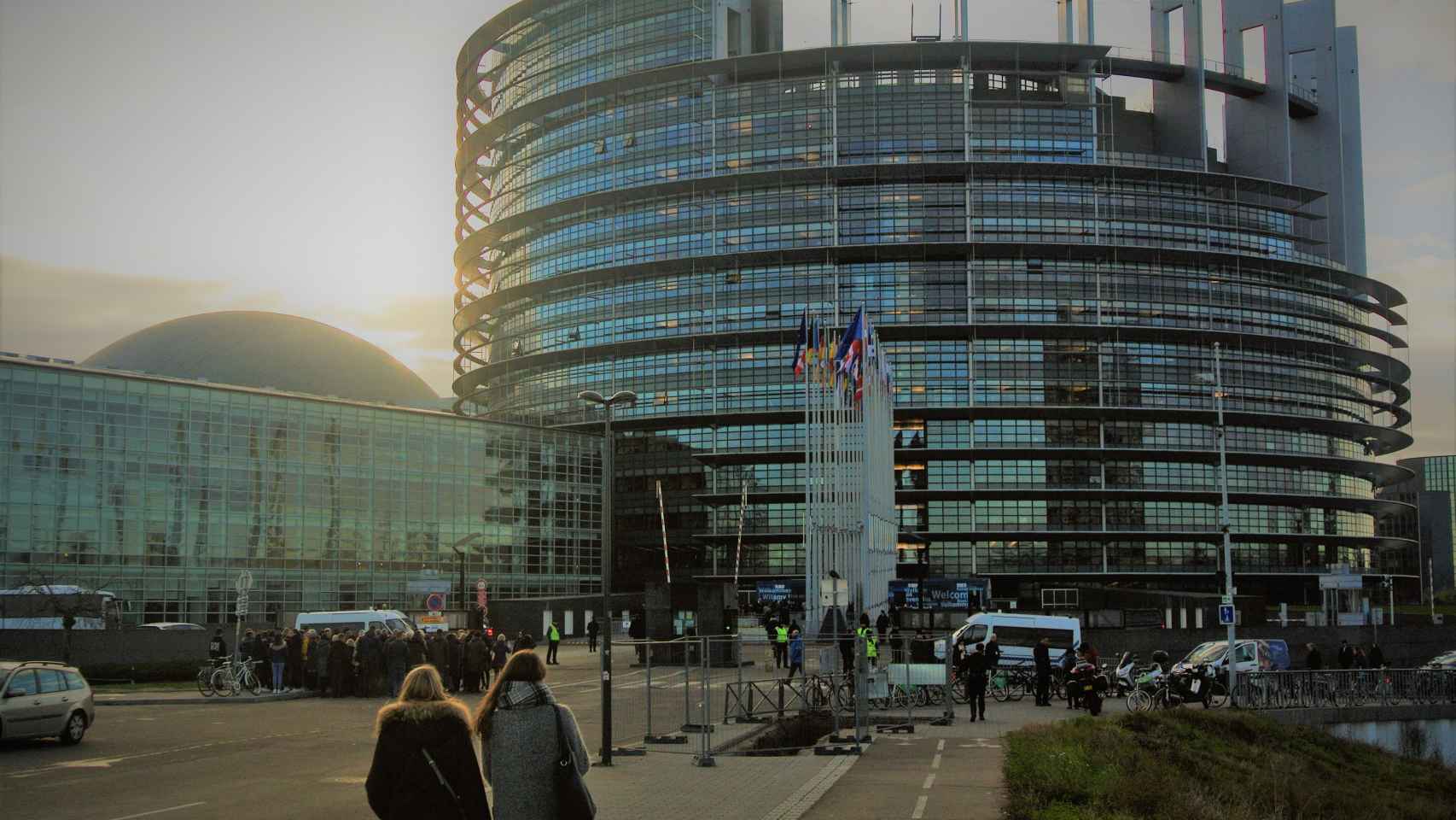 Sede del Parlamento Europeo en Estrasburgo (Francia).