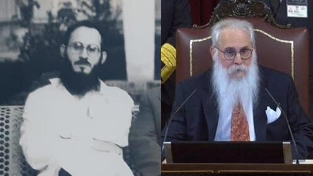 Agustín Zamarrón, de joven, como médico, antes de presidir el Congreso.