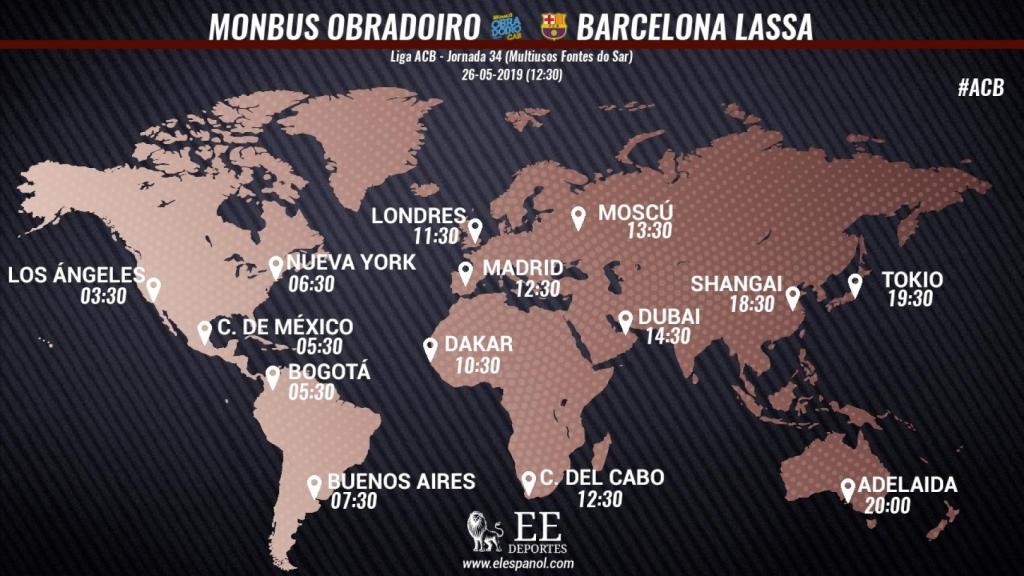 Horario Monbus Obradoiro - Barcelona Lassa