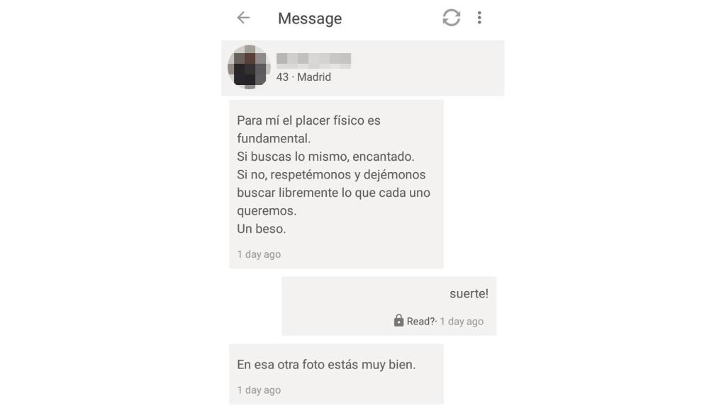 En las conversaciones con los posibles SD normalmente lo que buscaban era placer más que compañía.