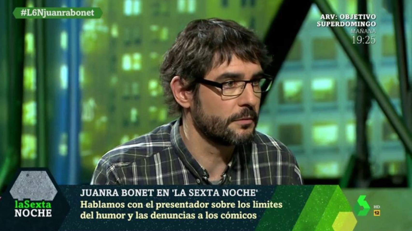 Juanra Bonet cree que las denuncias contra chistes son una moda