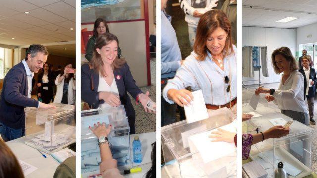 26M: Así votan los candidatos de A Coruña