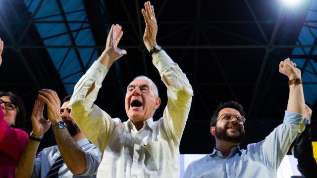 Ernest Maragall, junto al presidente de la Generalidad, Pere Aragonés.