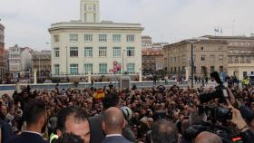 Santiago Abascal en A Coruña en la campaña electoral del 28-A
