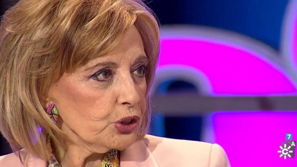 María Teresa durante el programa andaluz.