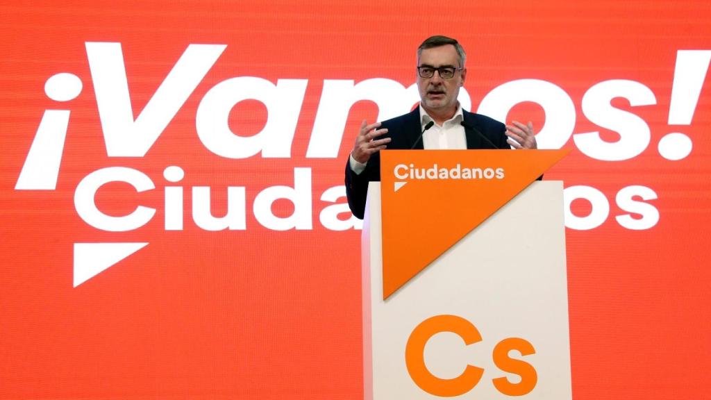 José Manuel Villegas, durante su rueda de prensa.