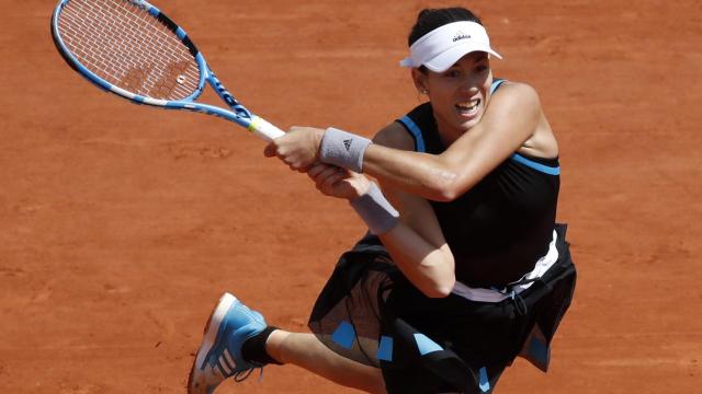 Garbiñe Muguruza en Roland Garros