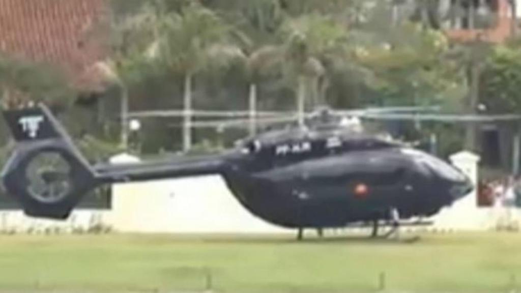 El helicóptero personalizado de Neymar