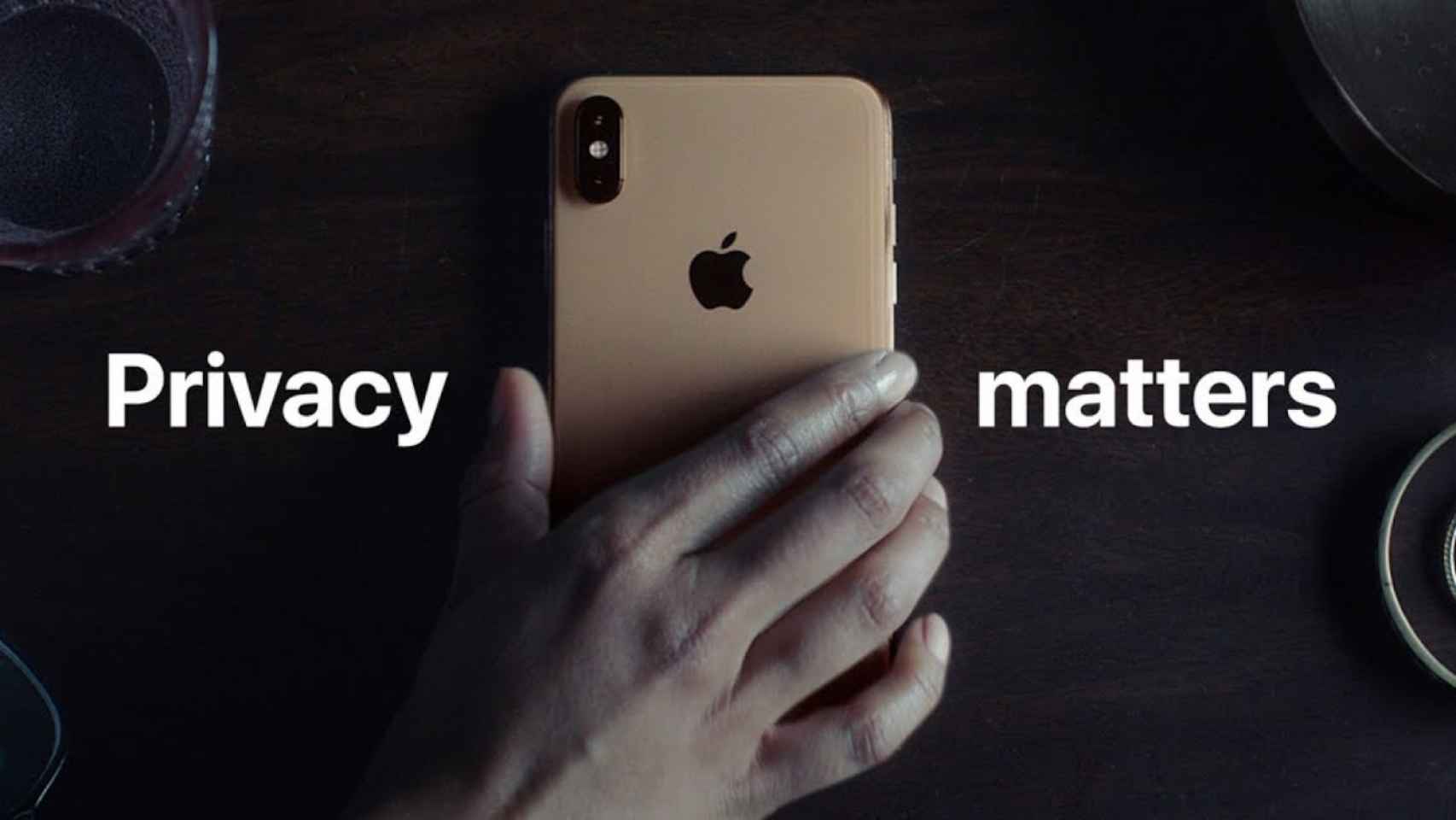 Privacidad en un iPhone