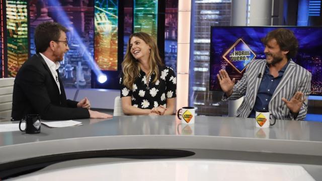 Manuela Velasco y Salva Reina en 'El Hormiguero'.