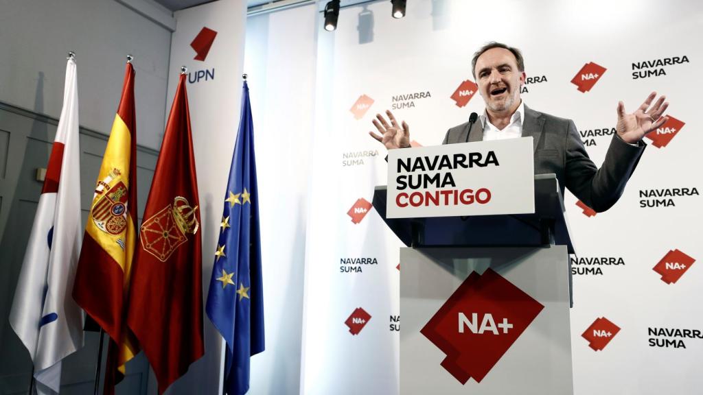 El candidato de Navarra Suma a la Presidencia del Gobierno foral, Javier Esparza.