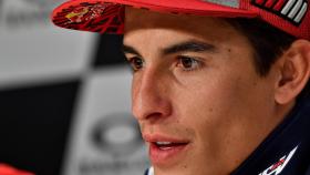 Marc Márquez, durante la conferencia de prensa del Gran Premio de Italia.