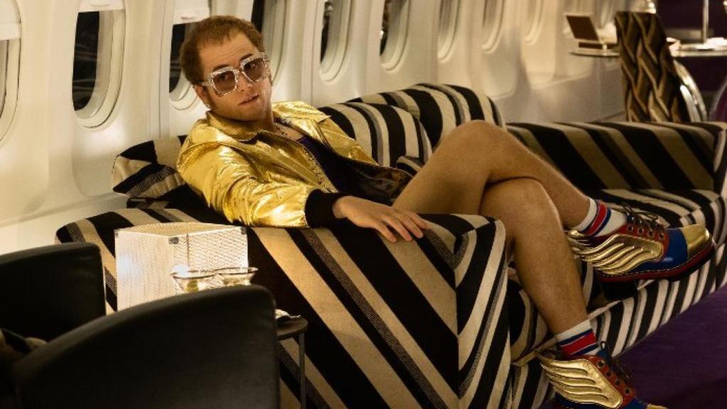 Taron Egerton as Elton John in Rocketman from Paramount Pictures.