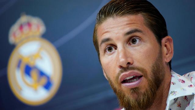 Sergio Ramos, en rueda de prensa