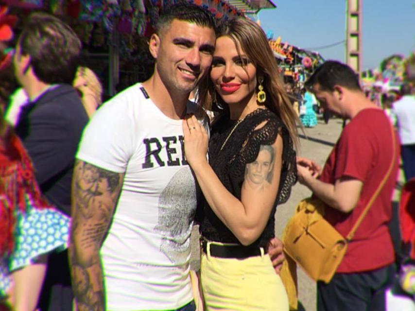 Noelia López y José Antonio Reyes en una imagen de sus redes sociales.