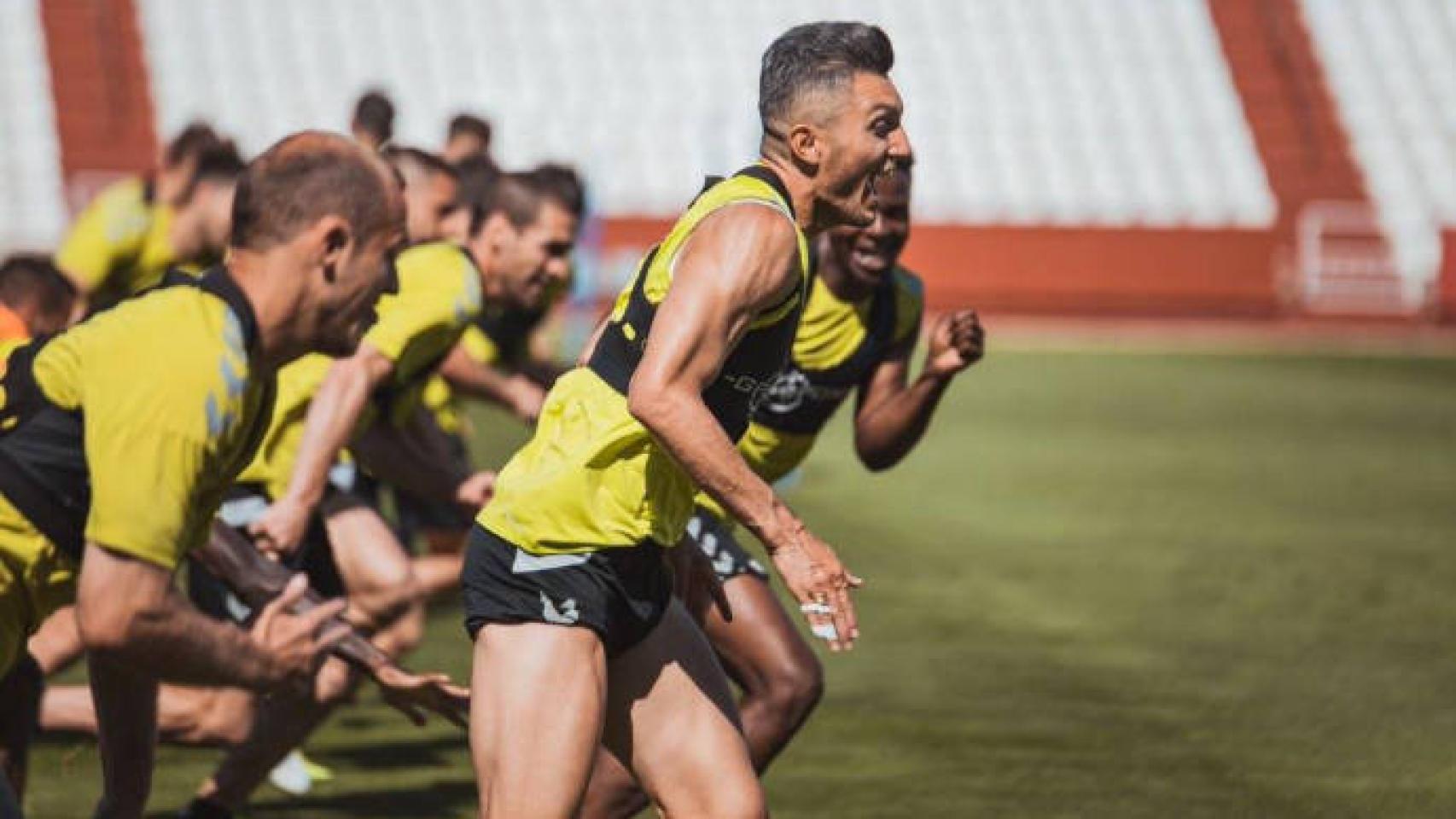 Imagen del último entrenamiento. Foto: Albacete Balompié