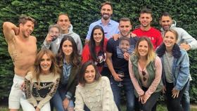 Borja Fernández, en la barbacoa en casa de Keko. Foto: Instagram