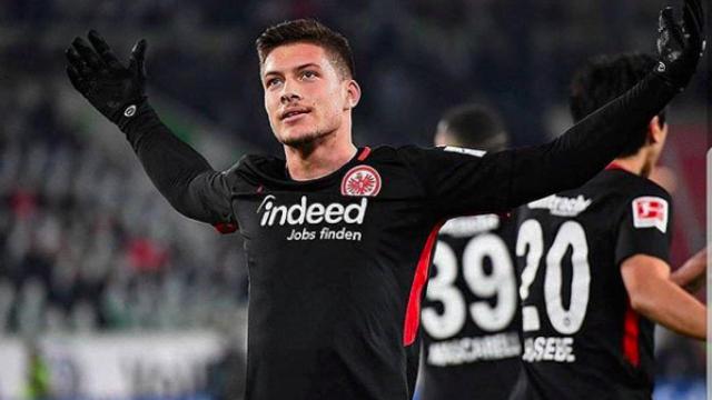 Luka Jovic, en el Eintracht Frankfurt