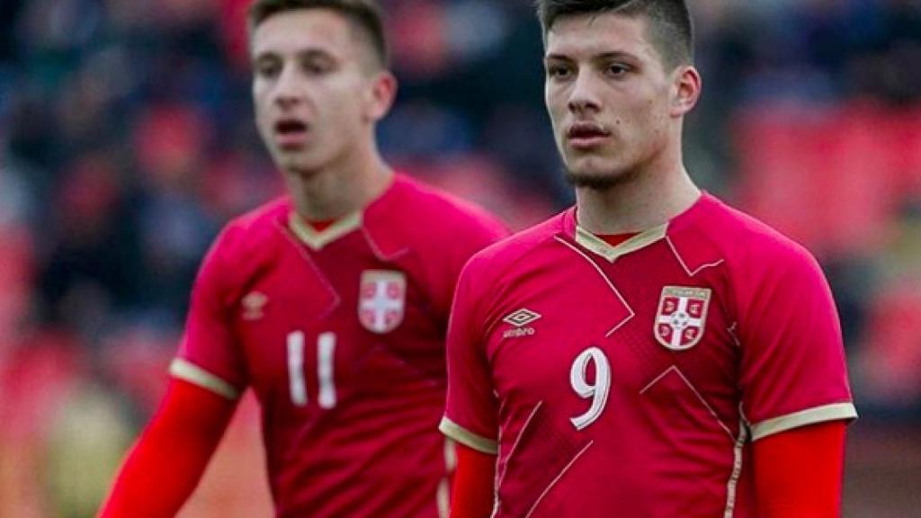 Luka Jovic, con Serbia