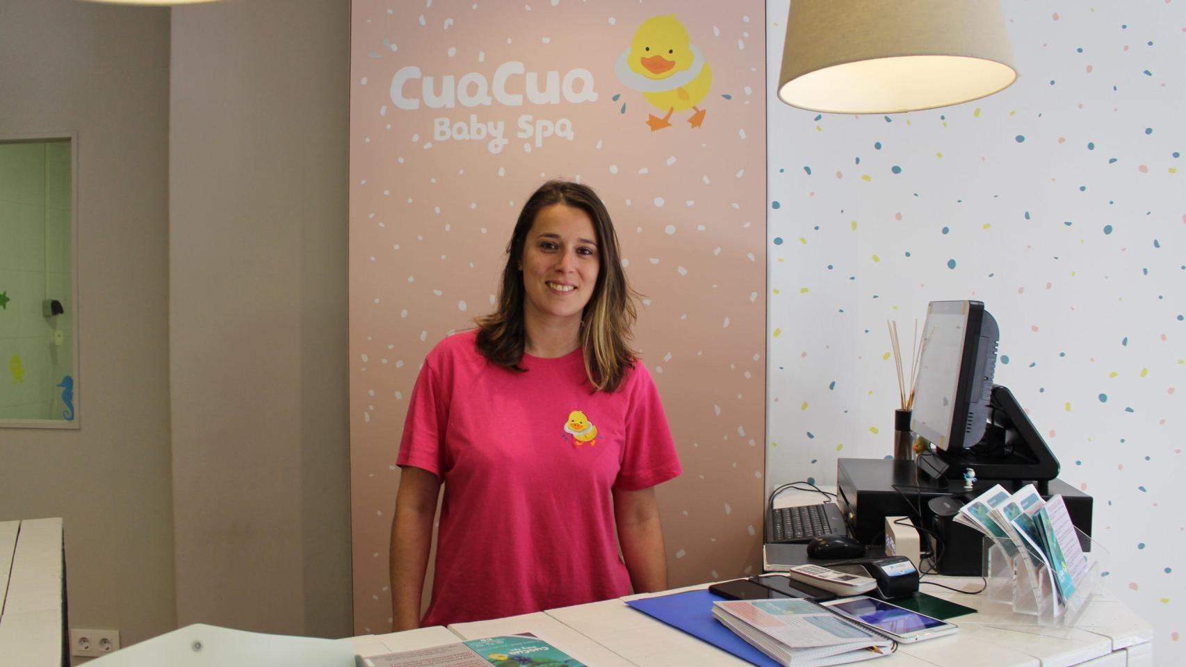 Irene, propietaria de Cua Cua Baby Spa